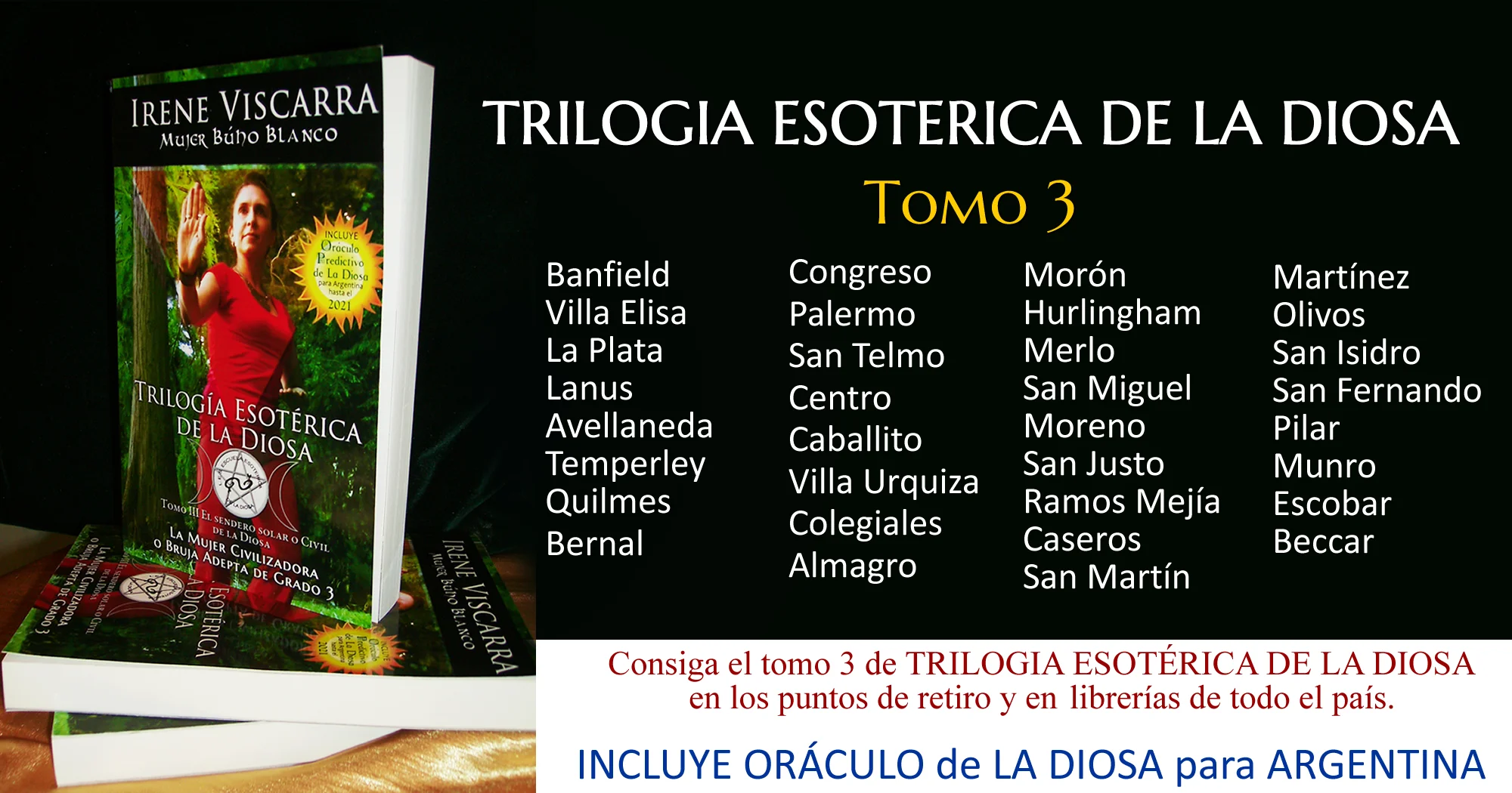 colección de libros esotericos Trilogia Esotérica de La Diosa
