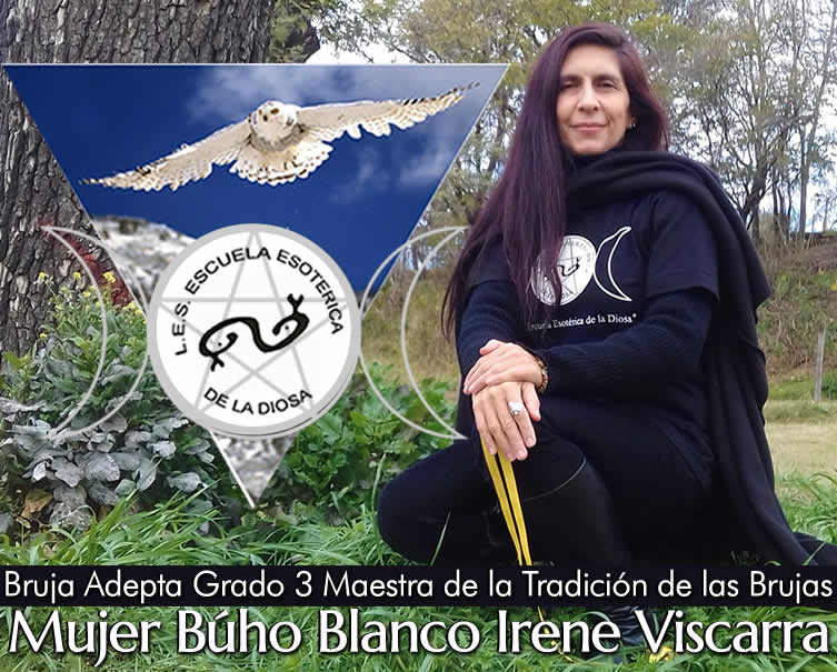 Mujer Búho Blanco fundadora de El Sendero de La Diosa